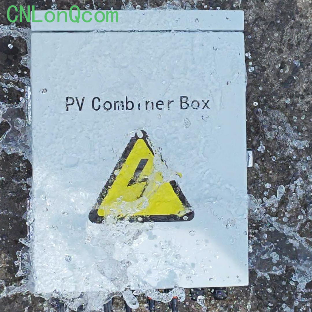 CNLonQcom toont LQT-500V-PV6 Combiner Box Unboxing-video