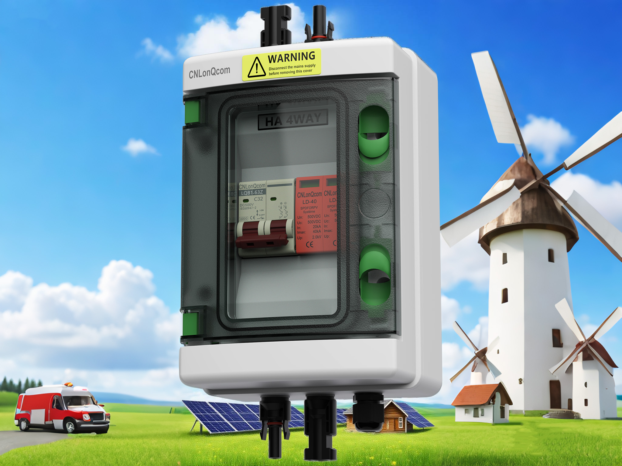 Stroomonderbrekers en overspanningsbeschermers: de veiligheidsbewakers van fotovoltaïsche systemen